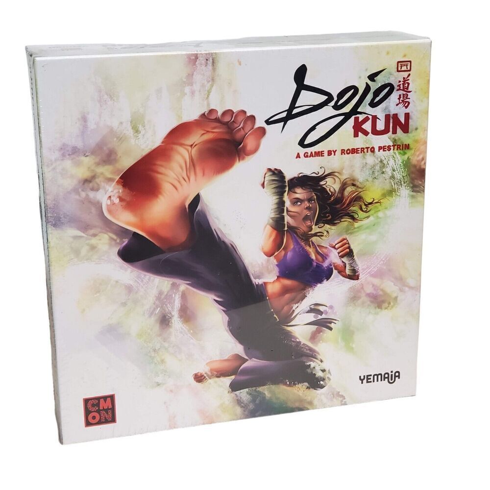 New Sealed Dojo Kun Board Game Roberto Pestrin Yemaia Cmon Training Martial Art